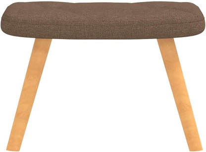 Relaxstoel – Fauteuil – TV-Stoel – Ligstoel – Loungestoel – Met Voetenkruk – Stof Bekleding – Stevig Stalen Frame