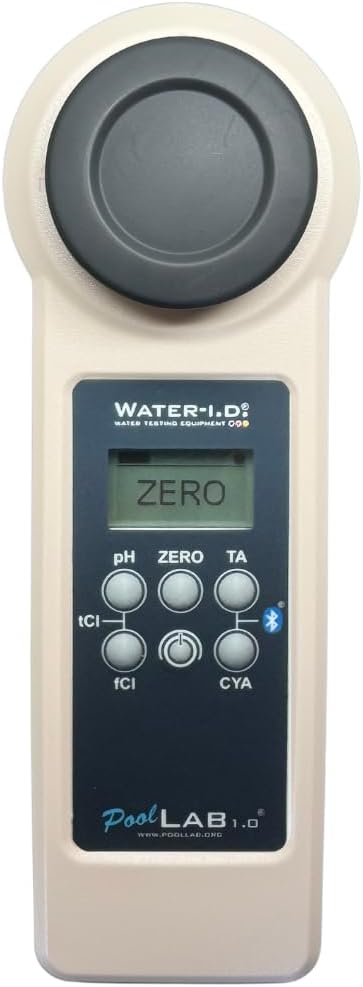 Elektronische Watertester – Zwembadtester – Spa Tester – Watertestapparaat – Watermeter – Meet 15 Waterparameters – Bluetooth Met App