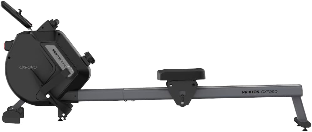 PRIXTON Oxford Rowing Machine, Resistance 3 kg, 16 Levels, Magnetic Flywheel, Time Display, Distance, Calories and Repetitions - QUORE