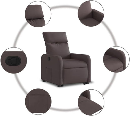 Relaxfauteuil – Relaxstoel – Tv-Fauteuil – Ligstoel – Opsta-Fauteuil – Elektrische Opsta-Ondersteuning – Handmatig Verstelbare Rugleuning
