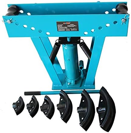 KATSU Hydraulische Pijpbuigmachine 12 Ton Buigmachine met 6 Matrijzen 1/2" - 2"