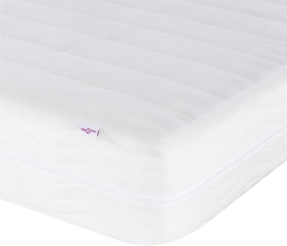 Schuimmatras – Matras – Logeermatras – Bedmatras – Eenpersoonsmatras – Tweezijdige Hardheid H2 & H3 – Ademend Gebreide Hoes – 140 x 200 x 17 cm – 22D PU-Schuim Vulling