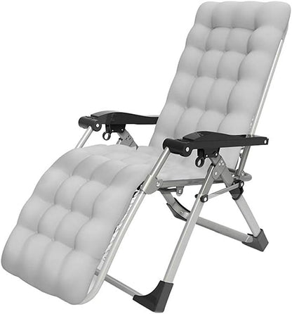 Ligstoel, ligstoel ligstoelen, opvouwbare Zero Gravity stoelen, fauteuil, tuin buiten terras ligstoelen, strandstoelen, super breedte 65 cm (kleur: 4) - QUORE