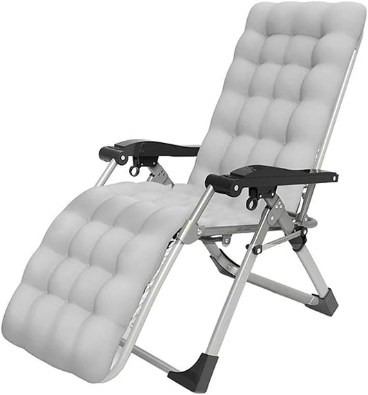 Ligstoel, ligstoel ligstoelen, opvouwbare Zero Gravity stoelen, fauteuil, tuin buiten terras ligstoelen, strandstoelen, super breedte 65 cm (kleur: 4) - QUORE