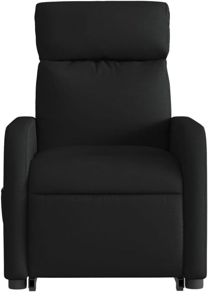 Fauteuil – Elektrische Fauteuil – Relaxstoel – Lounge Stoel – Slaapkamer Stoel – Verstelbare Rugleuning – Heffunctie – Zwarte Stof – Comfortabel