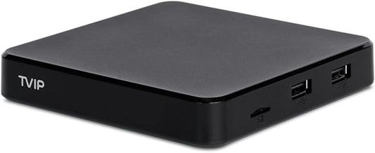 TVIP S-Box v.605 SE 4K UHD Linux IP-ontvanger Dual WiFi, LAN, Bluetooth, HDMI, USB, MicroSD
