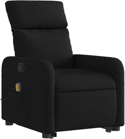 Massage chair with folding black fabric, relax chair, relax chair, reclining chair, electric relax chair, relax chair - QUORE