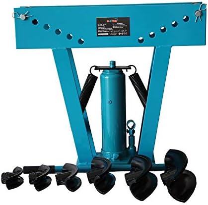 KATSU Hydraulische Pijpbuigmachine 12 Ton Buigmachine met 6 Matrijzen 1/2" - 2"