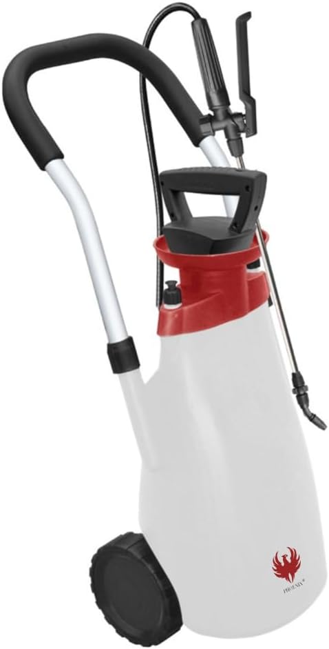 PHOENIX - Roller Sprayer - Elektrisch en vrijstaand sproeiapparaat - 12 liter - Uitgerust met een elektropneumatische kop