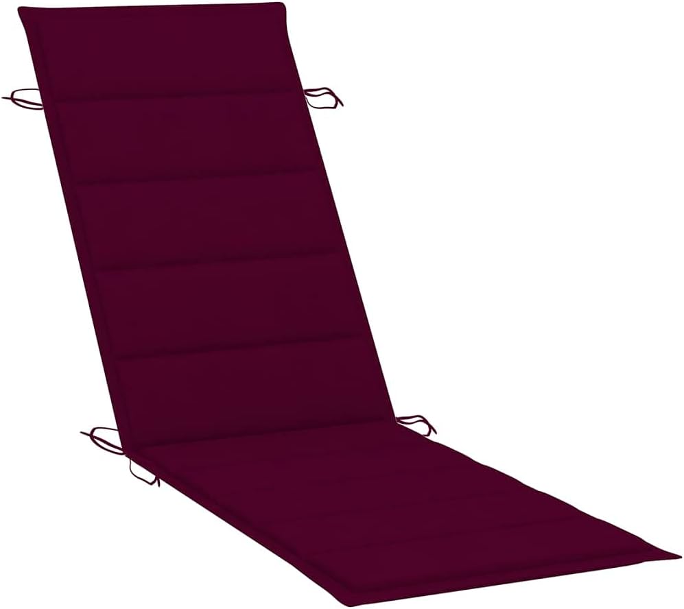 vidaXL Sunbeds 2 pcs with cushions solid acacia wood - QUORE