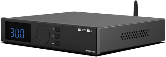 S.M.S.L A300 hi-fi eindversterker, Klasse D geintegreerde versterker sdb-geluidsontvanger met hoge resolutie, RCA, bluetooth 5.0, usb-ingang, 165W x 2 THD+N 0,004%(met afstandsbediening)