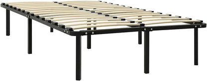 vidaXL Bedframe metaal zwart 160x200 cm