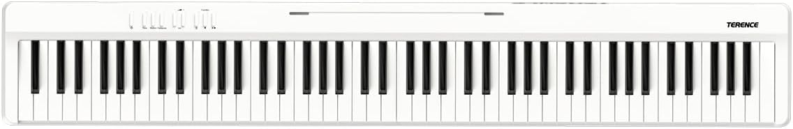 Digitale Piano – Keyboard – Pianotoetsenbord – E-Piano – Elektrische Piano – Wit – 88 Toetsen En Halfgewogen Toetsen – Bluetooth En Opnamefunctie