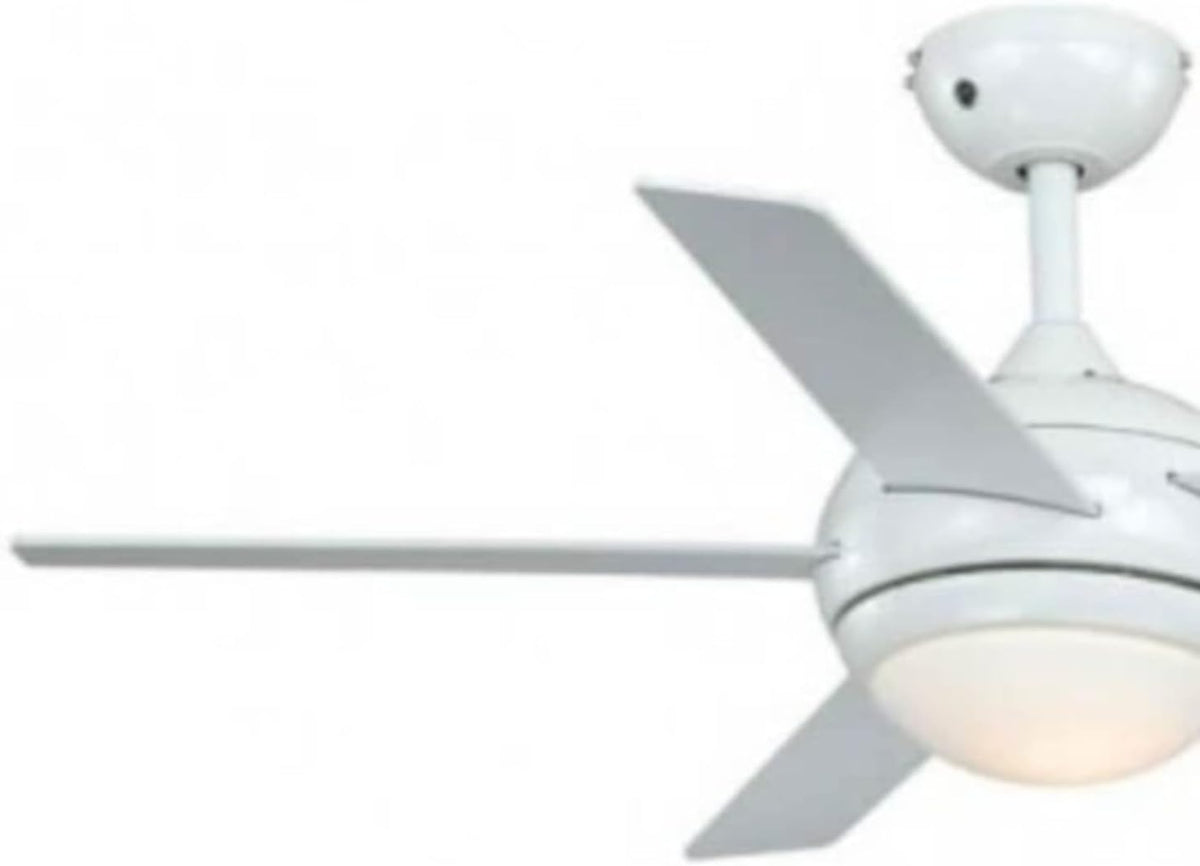 aireRyder Plafondventilator met licht en afstandsbediening Fresco 112 cm, behuizing wit, draaivleugels in wit en grenen