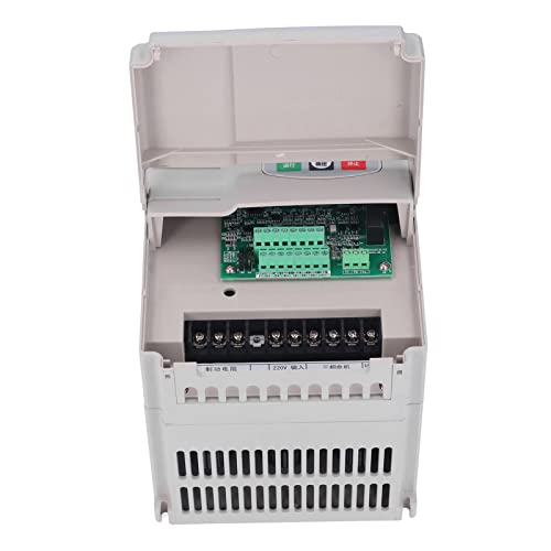 Frequentieomvormer 7.5KW, Motorsnelheidsregelaar Motoromvormeromvormer Motorsnelheidsregelaar Eenfase 220V-ingang 3-fase 380V-uitgang
