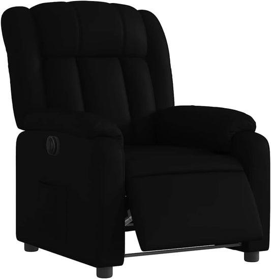 Elektrisch Verstelbare Fauteuil – Relaxfauteuil – Tv Fauteuil – Sta Op Stoel – Lounge Stoel – Kunstleer Zwart – Elektrische Verstelling – Comfortabele Vulling