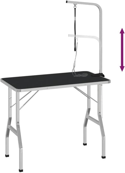 vidaXL Pet grooming table with 1 leashing option