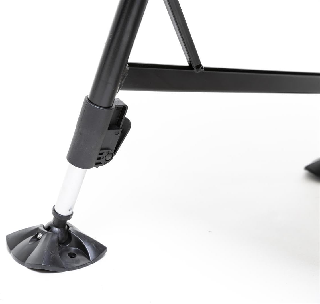 Visstoel – Vistoel – Visstoel Verstelbaar – Visstoel Met Armleuningen – Visstoel Lichtgewicht – Verstelbare Rugleuning – 3D Polyester Bekleding – Maximale Draagkracht 130 kg