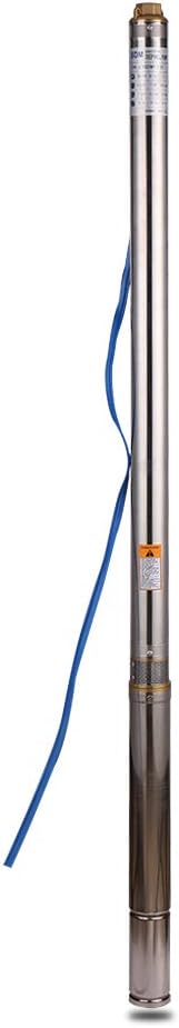 Diepbronpomp – Dompelpomp – Irrigatiepomp – Tuinpomp – Landbouwpomp – 2,5 Inch – 0,75 kW – Roestvrij Stalen Behuizing – 20 Meter Kabel Met Schakelkast