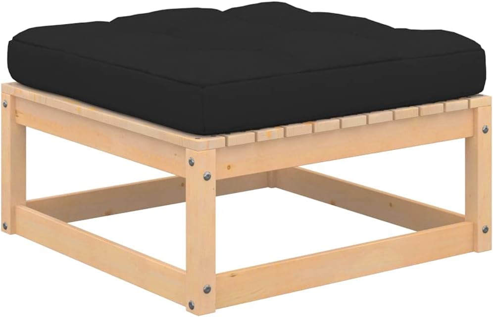 Lounge tuinmeubelset balkon meubelset tuinlounge set 4-dlg. tuin-loungeset met kussen massief grenen - QUORE