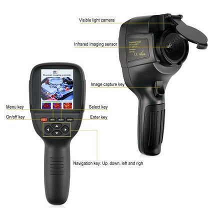 Warmtebeeldcamera infrarood camera thermografie IR-pyrometer sanering schimmel gebouw energiepas IR5