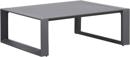 Hespéride Salontafel voor de tuin, vierkant, grafiet