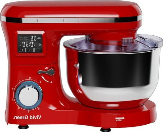 Keukenmachine – Keukenrobot – Keukenmixer – Foodprocessor – Mixer – 2000W Vermogen – 6,2L RVS Mengkom