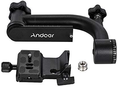 Andoer Zwaar Duty Gimbal Hoofd Statief Met Arca Swiss Quick Release Plaat Aluminium Statief Hoofd Dslr Max. Belasting 30lbs/13.6Kg