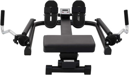 Rowing machine with 5 levels and hydraulic resistance - QUORE