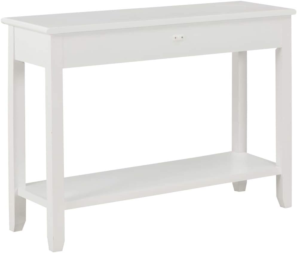 vidaXL Wall table 110x35x80 cm wood white