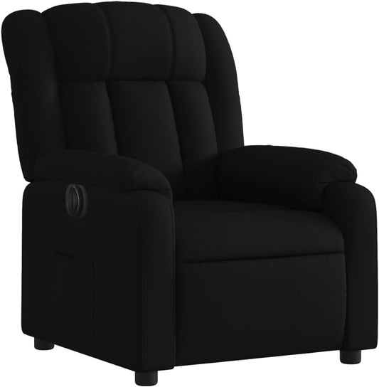 Elektrische Massagestoel – Fauteuil – Relaxstoel – Ligstoel – Tv-Stoel – Verstelbare Rugleuning en Voetsteun – 6-Punts Vibratiemassage – Lichtgrijze Gestoffeerde Zitting