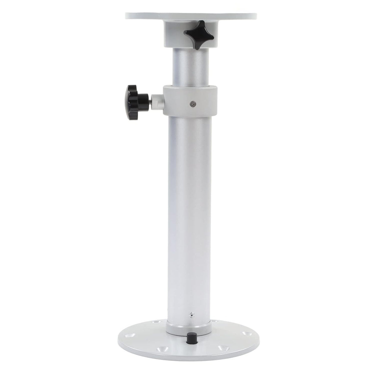 Verstelbare tafelpoot van aluminiumlegering rv table afneembare standaard, montageframe 46 - 60 cm, 360°-draaiknop voor campers, caravans, boten, jachten boat table leg Akcesoria do foteli - QUORE