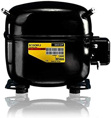 REPORSHOP - Secop Sc12Cl 195B0076 compressor R404A R507A R452A 3/8 220v Low Temperature 12,87cm3