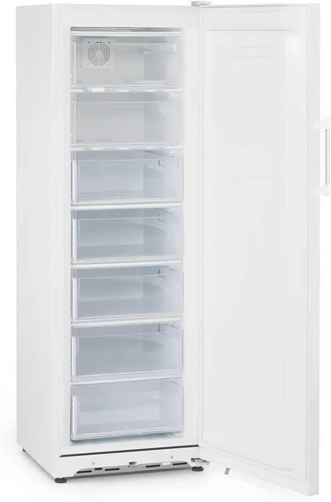 Verticale Vriezer – Diepvriezer – Horecavriezer – Professionele Vriezer – Vrieskast – 255 Liter – 7 Lades – Temperatuuralarm – Energieklasse A