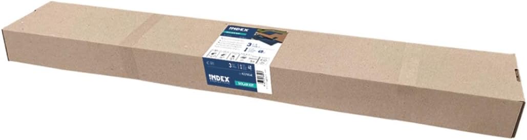 INDEX A PERFECT FIXING KCGPX0235 [KC-GPX] Koplanaire structuur voor 2 zonnepanelen met 35 mm frame, voor schuine afdekkingen, kit met stalen gatgeleiders en bevestigingselementen, 1 stuk