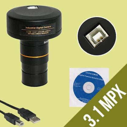 Telescoop, telescopische camera, USB-camera, 1,25 inch aansluiting (1,3 megapixel), oculair maan sterren TC2