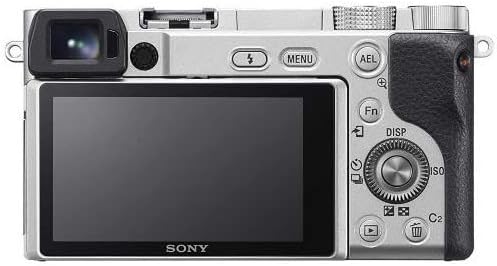 Sony Alpha 6100 | APS-C spiegelloze camera met 16-50 mm powerzoomlens | snelle 0,02 s autofocus met oogherkenning voor mens en dier, 4K-filmopnames en kantelbaar display | zilver