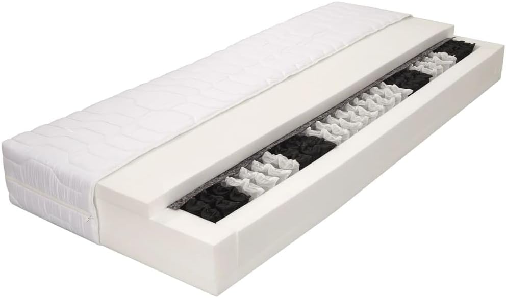 vidaXL Matras 7 Zone Pocket Suspension H3 Bed Mattress Mattresses Bed Foam mattress
