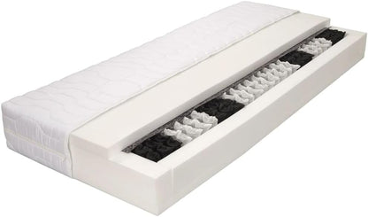 vidaXL Matras 7 Zone Pocket Suspension H3 Bed Mattress Mattresses Bed Foam mattress