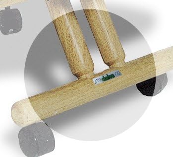 cinius Ergonomische stoel, orthopedisch, kniestoel, computerstoel, kniekruk, stof, natuurlijke kleur
