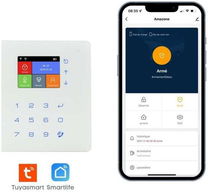 Alarm voor thuis, draadloos, wifi, GSM, Amazon Lifebox