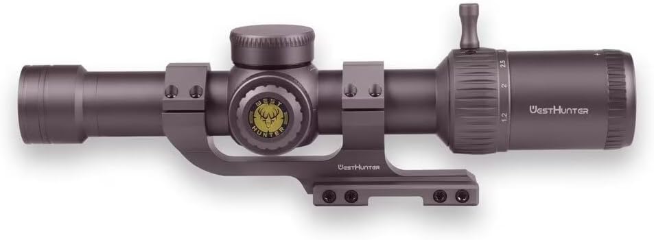 WestHunter Optics HD 1.2-6 x 24 IR Pro precisiespiegel, exclusief voor korte afstandssportwedstrijden, alleen Optics & Basic Accessoires