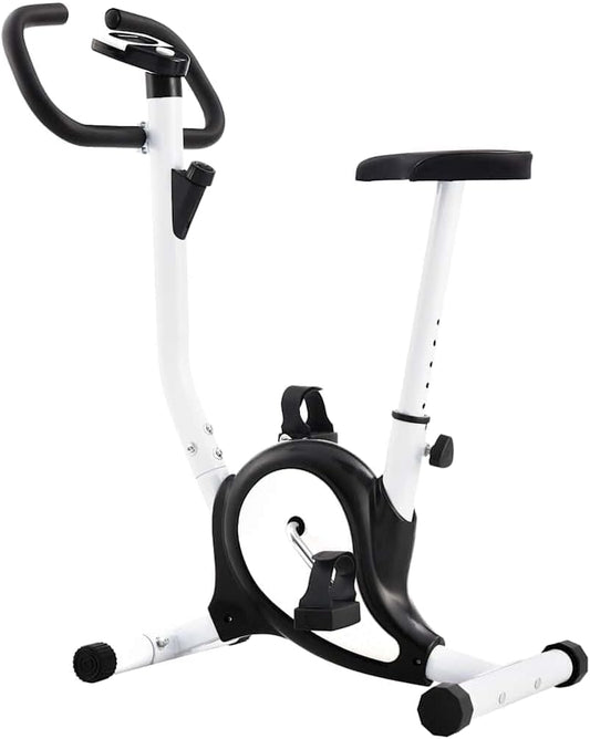 Hometrainer – Fitnessfiets – Trainen Fiets – Indoorfiets – Fitnessapparaat – Compact Formaat – Stevig Metalen Frame