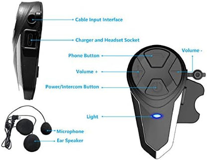 QSPORTPEAK motorfiets intercom BT-S3 helm Bluetooth headset intercom