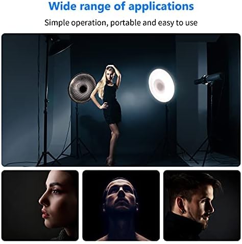 NEEWER 55 cm metalen schoonheidsschotel Bowens Mount Reflector met witte diffuser, honingraatrooster voor stroboscoopflits videolamp, compatibel met Godox AD600 NEEWER CB60 Q4 Vision 4 S101-serie,