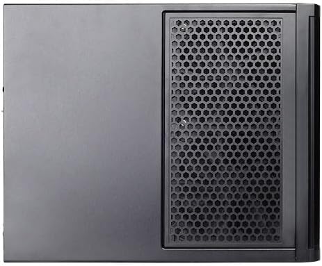 SilverStone 71062 SST-DS380 - Case Storage Mini-ITX computerbehuizing met voordeur, 8x 3,5" HDD hot-swap sleuven, zwart