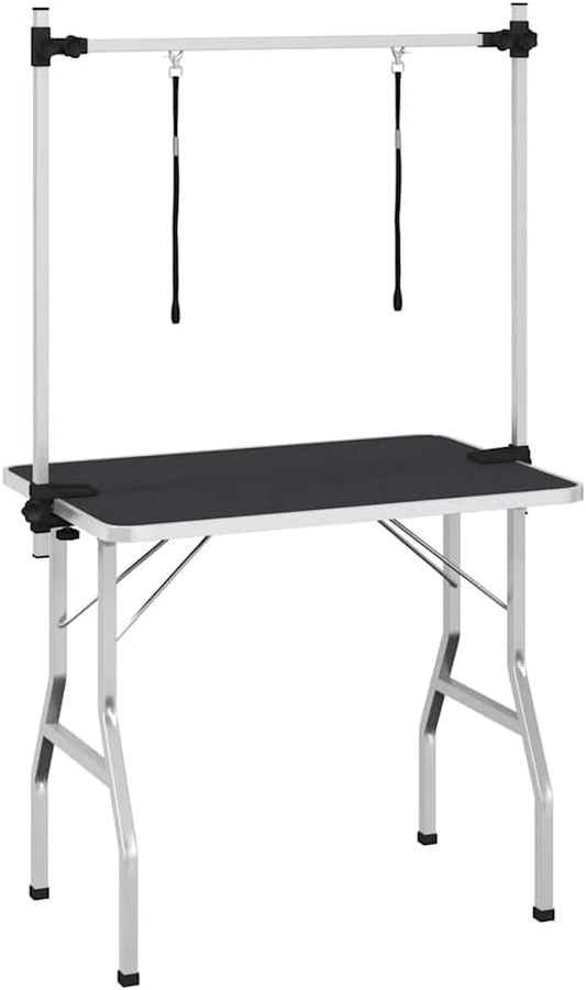 vidaXL Pet Trimming Table Dogs Cats with 2 Leash Options Grooming Salon