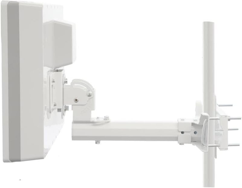 Telestar DIGIFLAT 1 Single Sat platte antenne voor 1 deelnemer (LNB: 0,2 dB, satellietschotel, vensterwand/masthouder, kompas, montagegereedschap) wit 5109470
