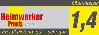 Aktobis plafondstraler, balkonverwarmer, tentverwarming WDH-210S (zilvergrijs + tot 2100 watt + verblindingsarm)