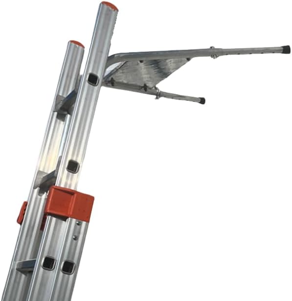 Telescopische wandafstandhouder voor schaal van 0,45 tot 0,70 m – verstelbare ladder van aluminium – maximale veiligheid en hechting voor werkzaamheden in hoogte – gereedschapshouder